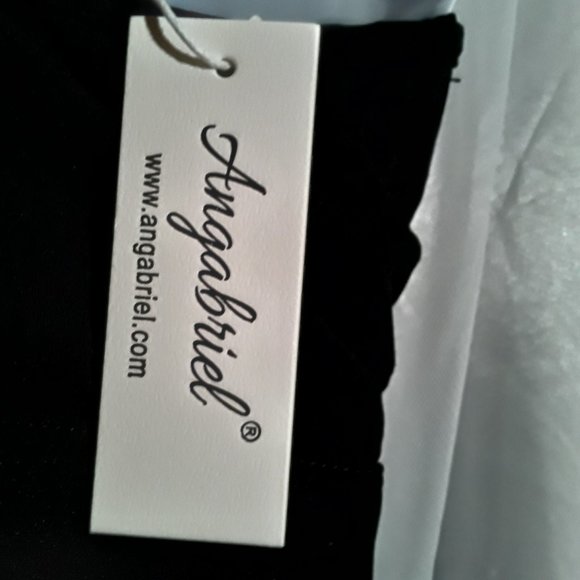 Angabriel Wirefree women's high impact zip front sports bra Size 2XL Black - Picture 5 of 9